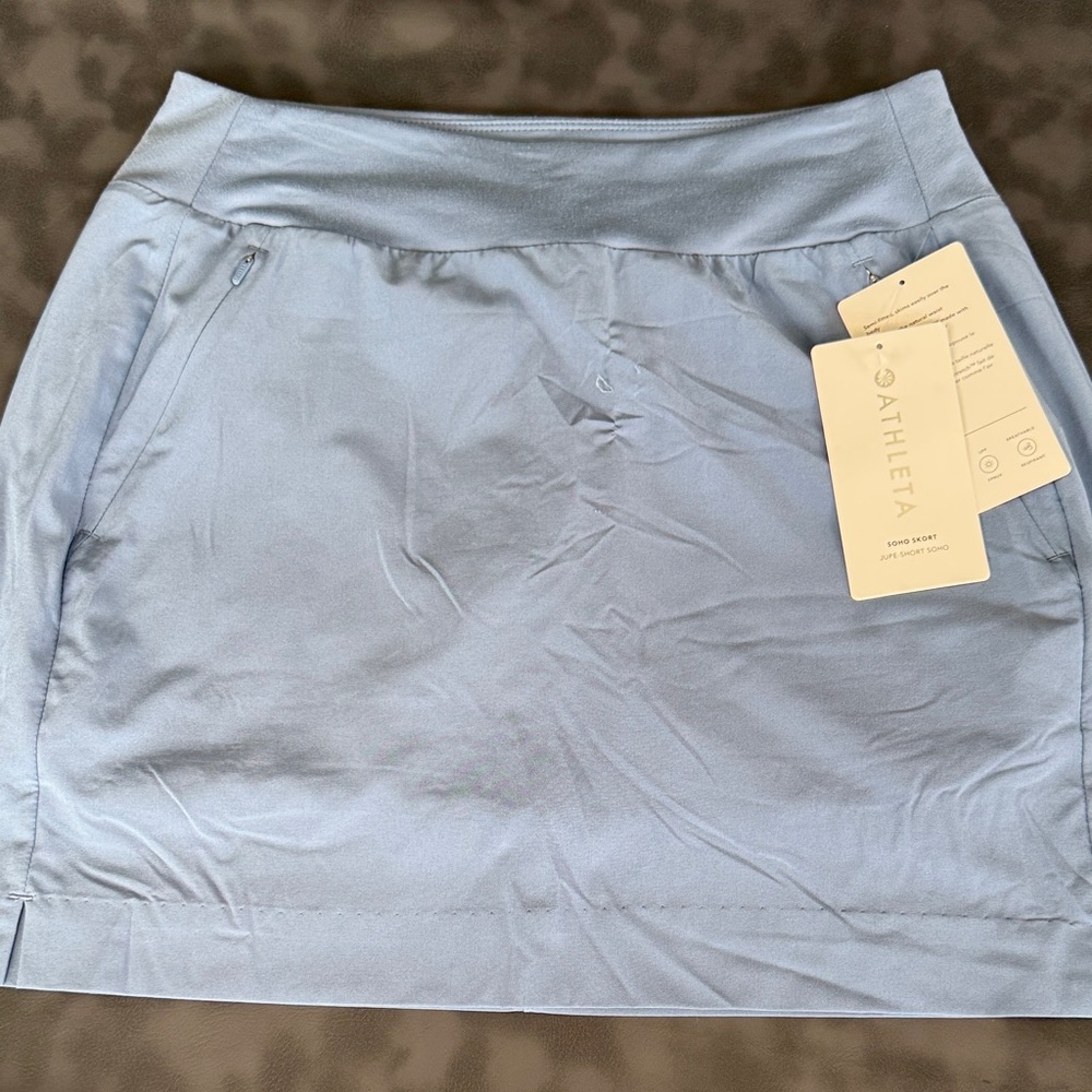 Athleta Pale Blue Performance Skort
